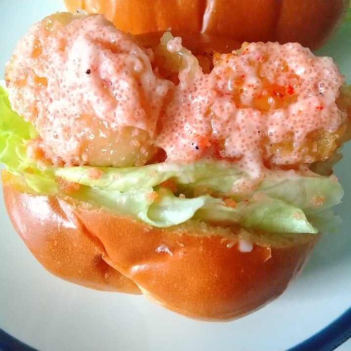明太から揚げ★ロールパン